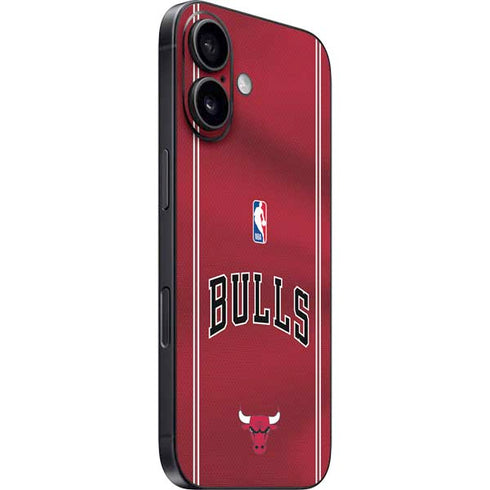 NBA Chicago Bulls Jersey iPhone 16 Plus Skin